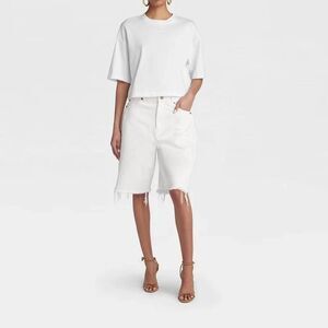 KBB by Kahlana Women's Low-Rise Wide Leg 'The Rachel Shorts' Stretch 4 NWT